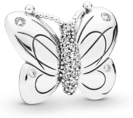 3D Butterfly Pandora Charm