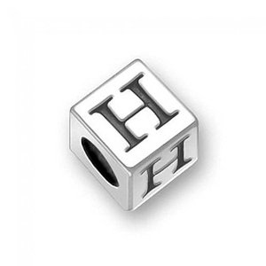 Alphabet H Dice Cube Pandora Charm