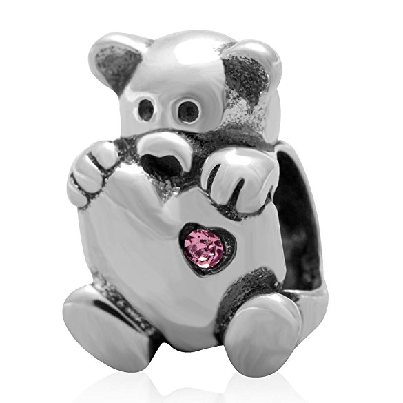 Bear Heart Pandora Valentine Charm