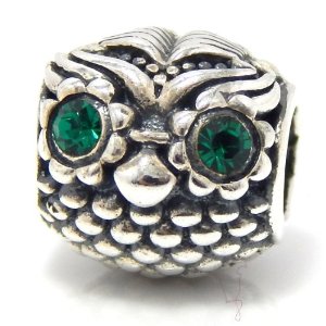 Big Eyed Owl Pandora Bead