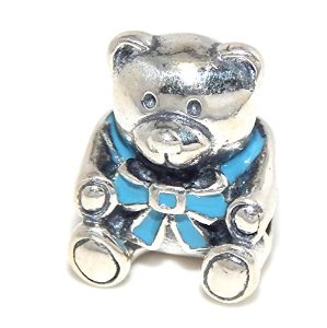Chamilia Cute Teddy Bear Silver Charm