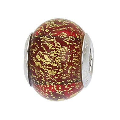Chamilia Handmade Red Murano Glass Bead