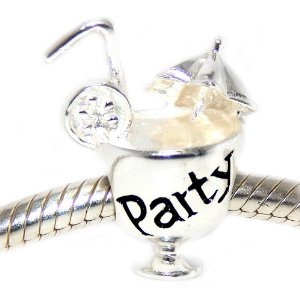 Cocktail With Words Party Pandora Bead