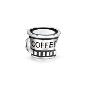 Coffee Cup Pandora Bead