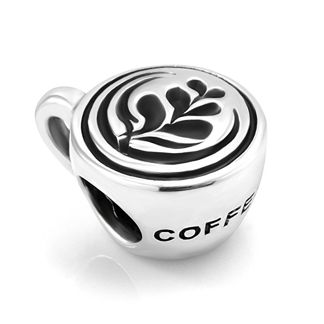 Coffee Mug Pandora Charm