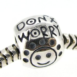 Dont Worry Be Happy Smiley Face Pandora Charm