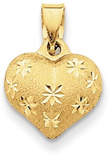 Gold Heart Dangle Charm