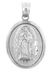 Our Lady Of Guadalupe Gold Pendant Charm