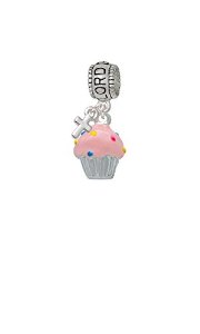Pandora 3 D White Cupcake With Sprinkles Hanger Delight Charm