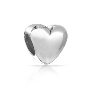 Pandora 3D Heart Bead