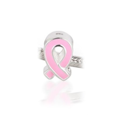 Pandora 3D Pink Ribbon Charm