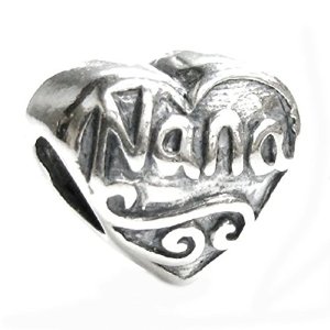 Pandora Antique Heart Love Nana Charm
