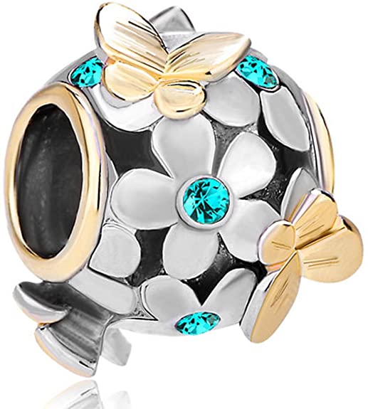 Pandora Ascending Sapphire Crystal Double Spacers Charm
