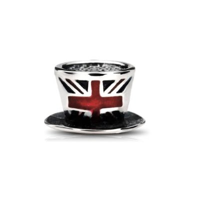 Pandora British Flag Union Jack Tea Cup Charm