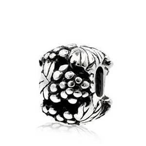 Pandora Bunch of Grapes CZ and Silver Charm
