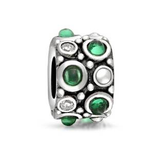 Pandora Caviar CZ Emerald May Birthstone Charm