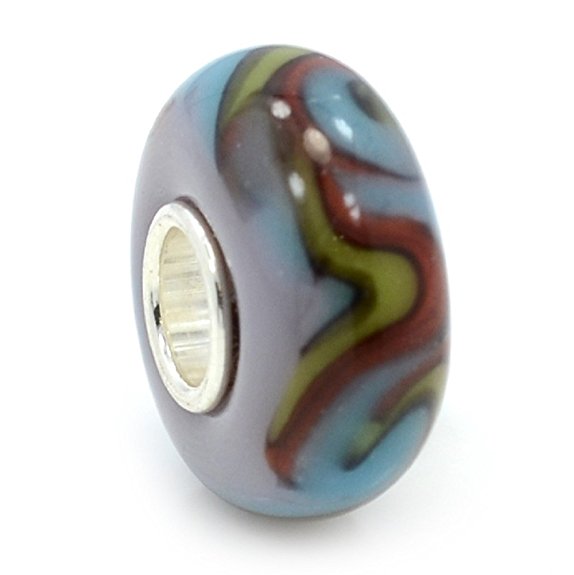 Pandora Colorful Swirls Murano Glass Charm