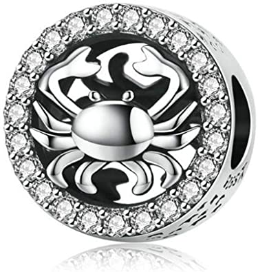 Pandora Crab With Clear Crystals Charm