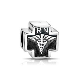 Pandora Cross With RN Sign Charm