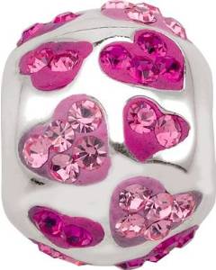 Pandora Cupids Crystal Shower Pink Charm