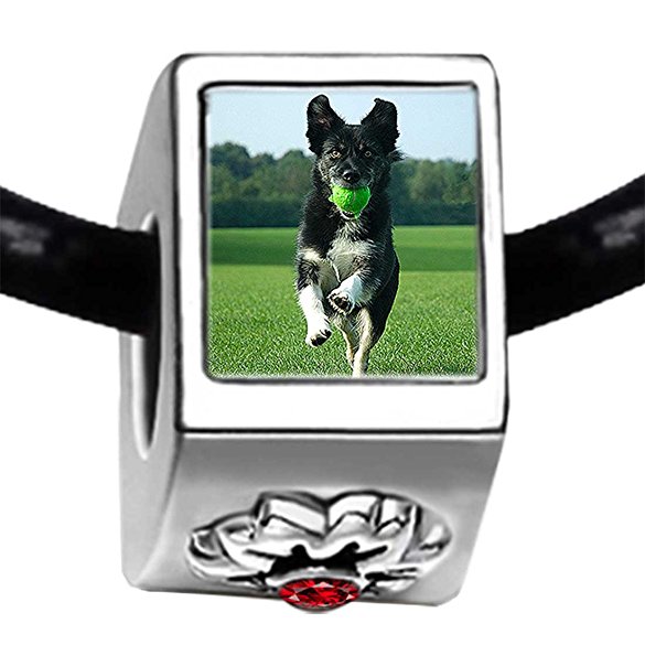 Pandora Dog With Tennis Ball in Mouth Charm