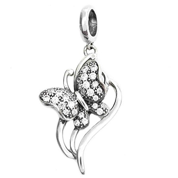 Pandora Double Sided Butterfly Charm