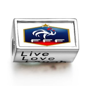 Pandora France Soccer Team Logo Charm