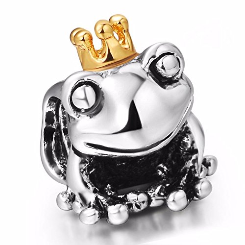 Pandora Frog King With Crown Charm
