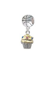 Pandora Gold Plated Food Cupcake Charm
