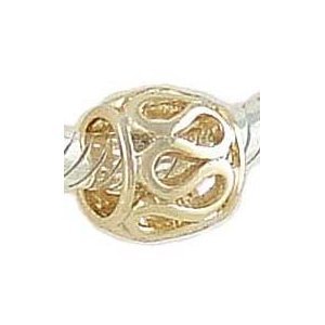 Pandora Gold Plated Gilded Cage Charm
