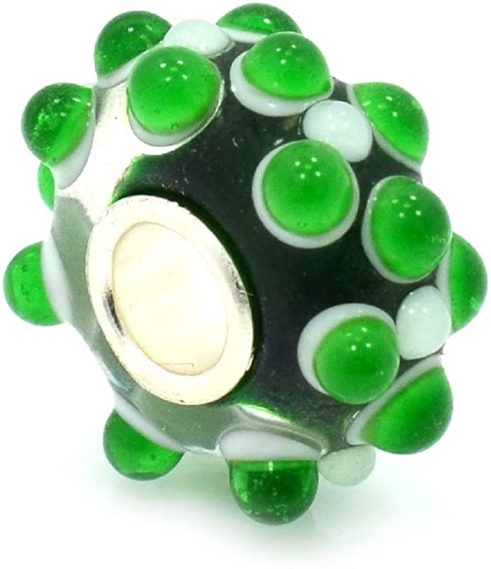 Pandora Green Turtle Black Glass Charm