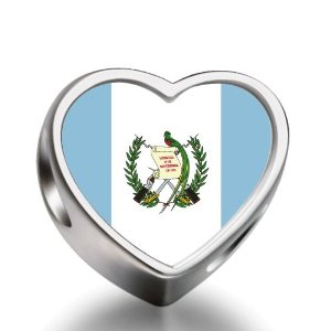 Pandora Guatemala Flag Photo Love Charm