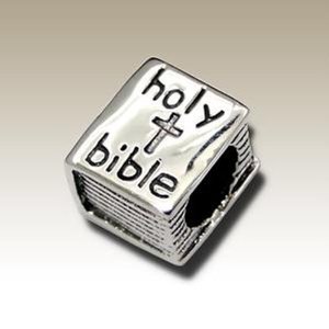 Pandora Holy Bible With Cross Sign 3D Charm