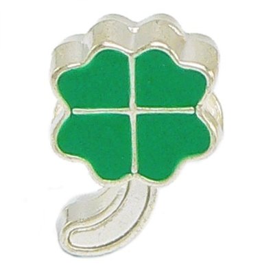 Pandora Irish Clover Green Enamel Clover Necklace Charm