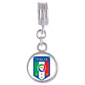 Pandora Italy Soccer Team Logo Charm