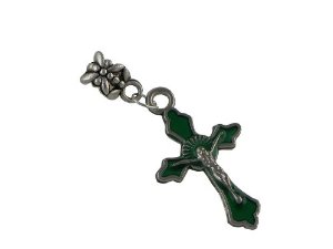 Pandora Ivory Crucifix On Celtic Cross Charm