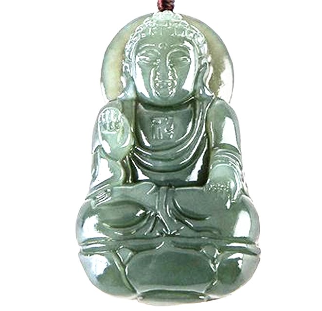 Pandora Jade Buddha Frame Charm