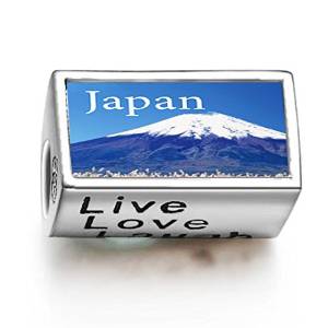 Pandora Japan Flag Words Live Love Laugh Charm
