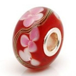 Pandora Japanese Cherry Blossom Glass Charm
