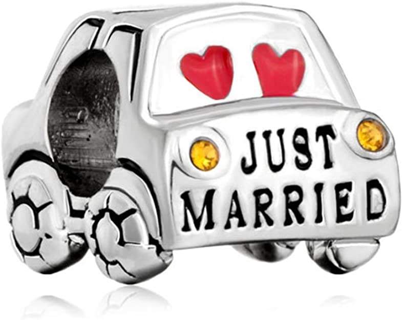 Pandora Just Married Car Charm