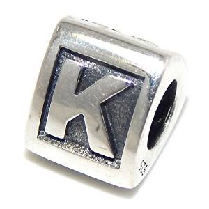 Pandora Letter K 3D Charm