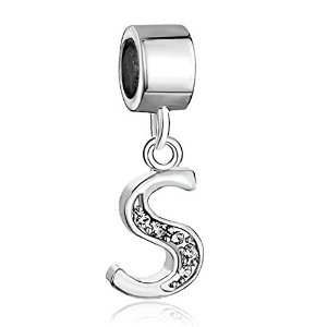 Pandora Letter S With Crystals Clip-On Charm