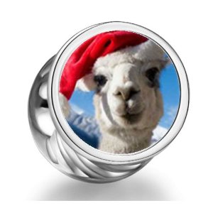 Pandora Llama Photo Charm