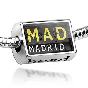 Pandora MAD MADRID Airport Code Charm