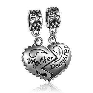 Pandora Mother Daughter Heart Lots of Love Charm