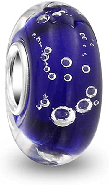 Pandora Murano Glass Blue Bubbles Charm