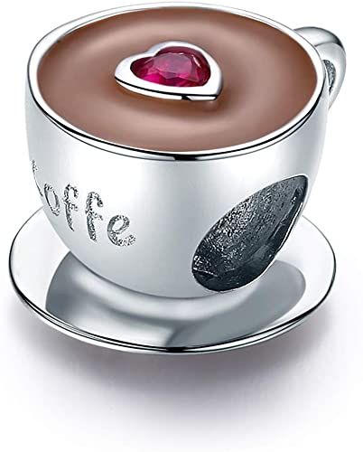 Pandora Nice Coffee Cup with Rosetta Charm