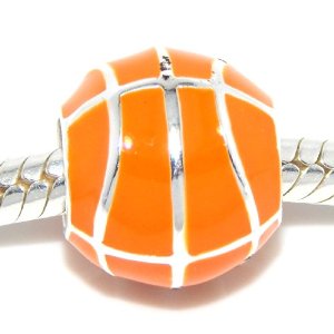 Pandora Orange Basketball Charm