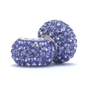 Pandora Purple Swarovski Crystal Bead