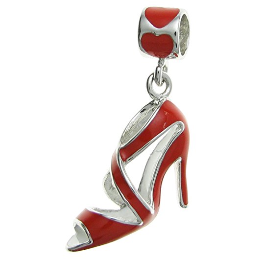 Pandora Red Enamel Lady Shoe Charm